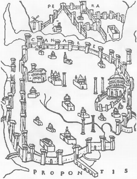 План Константинополя План Константинополя