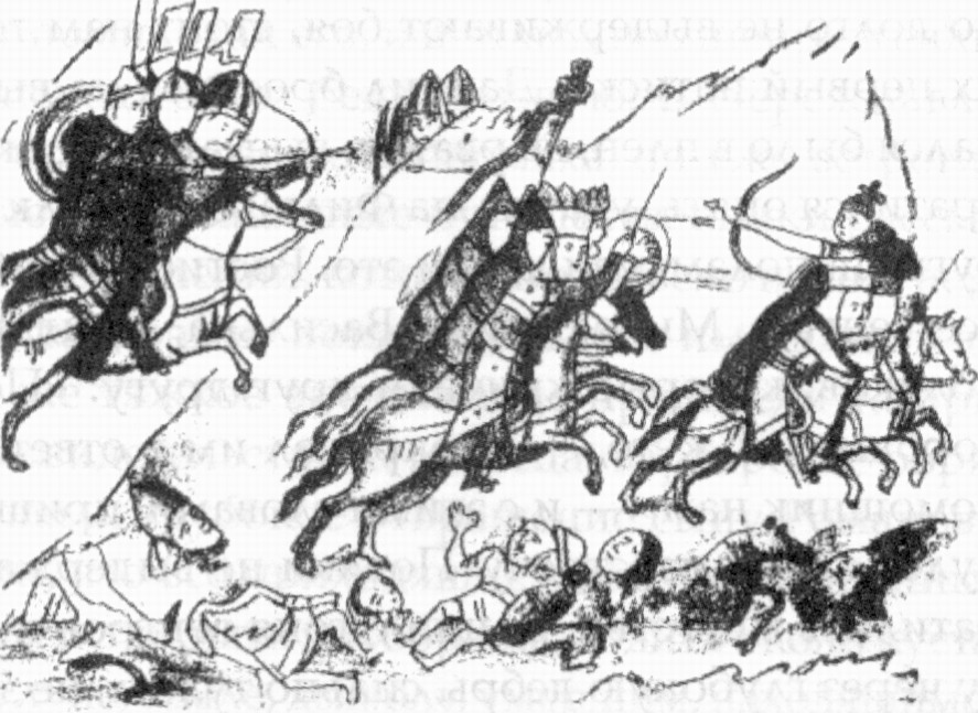 Битва (по древнему рисунку) Битва (по древнему рисунку)