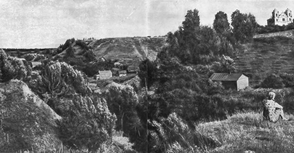 Рис. 21. Мстиславль. Детинец древнего города, вид с северо-запада (фото автора). Рис. 21. Мстиславль. Детинец древнего города, вид с северо-запада (фото автора).