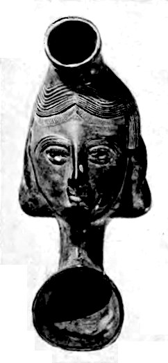 Рис. 8. Персидский светильник IX в. из кургана в Гнездове (бронза, раскопки М.Ф. Кусцинского 1874 г.) Рис. 8. Персидский светильник IX в. из кургана в Гнездове (бронза, раскопки М.Ф. Кусцинского 1874 г.)