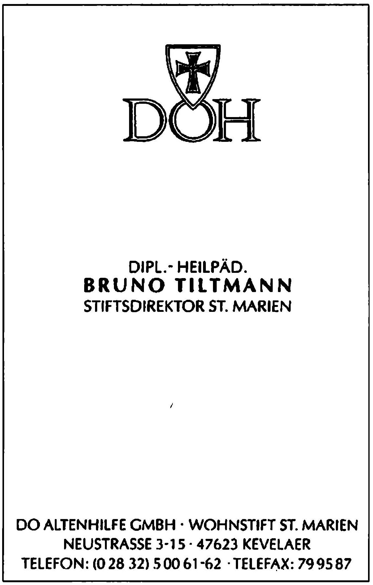 Визитная карточка современного члена Тевтонского ордена Визитная карточка современного члена Тевтонского ордена