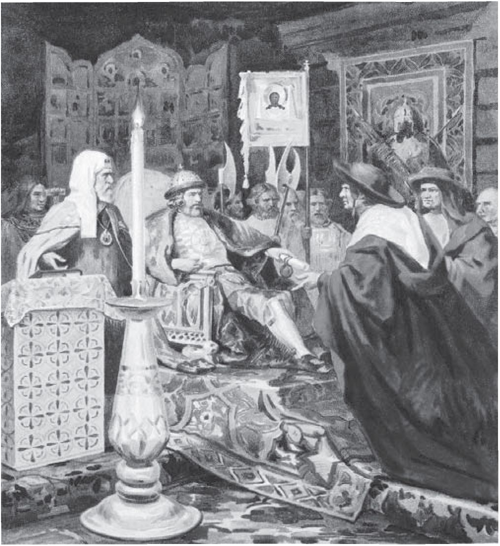 Александр Невский принимает папских легатов. Картина Г.И. Семирадского Александр Невский принимает папских легатов. Картина Г.И. Семирадского