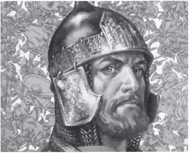 Александр Невский. Левая часть триптиха «За Землю Русскую». Художник Ю.П. Пантюхин, 2003 г. Александр Невский. Левая часть триптиха «За Землю Русскую». Художник Ю.П. Пантюхин, 2003 г.