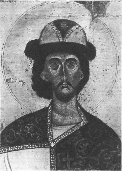 Князь Борис. Деталь иконы «Борис и Глеб». Начало XIV века Князь Борис. Деталь иконы «Борис и Глеб». Начало XIV века