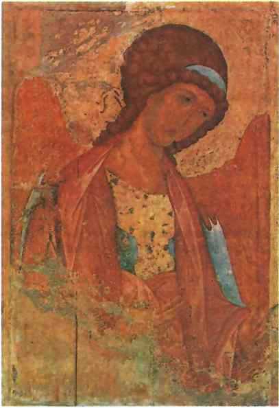 Андрей Рублев. Архангел Михаил. Фрагмент Андрей Рублев. Архангел Михаил. Фрагмент