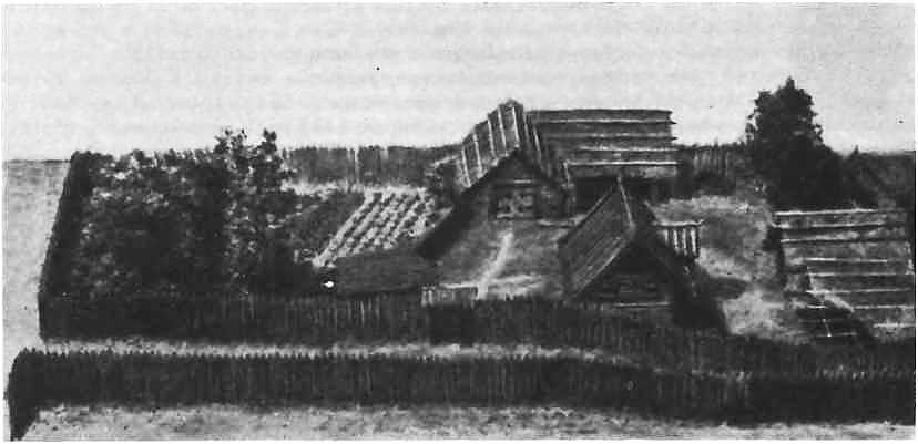 Макет усадьбы сапожника. XV век Макет усадьбы сапожника. XV век