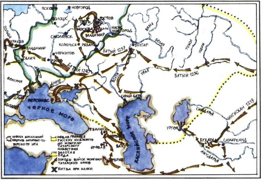 Борьба народов нашей страны против ордынского нашествия. XIII век Борьба народов нашей страны против ордынского нашествия. XIII век