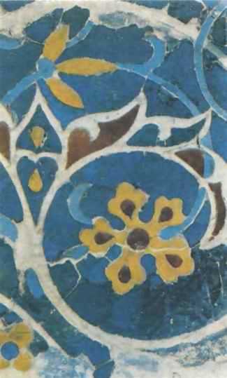 Мозаика. Фрагмент. Сарай-Берке Мозаика. Фрагмент. Сарай-Берке