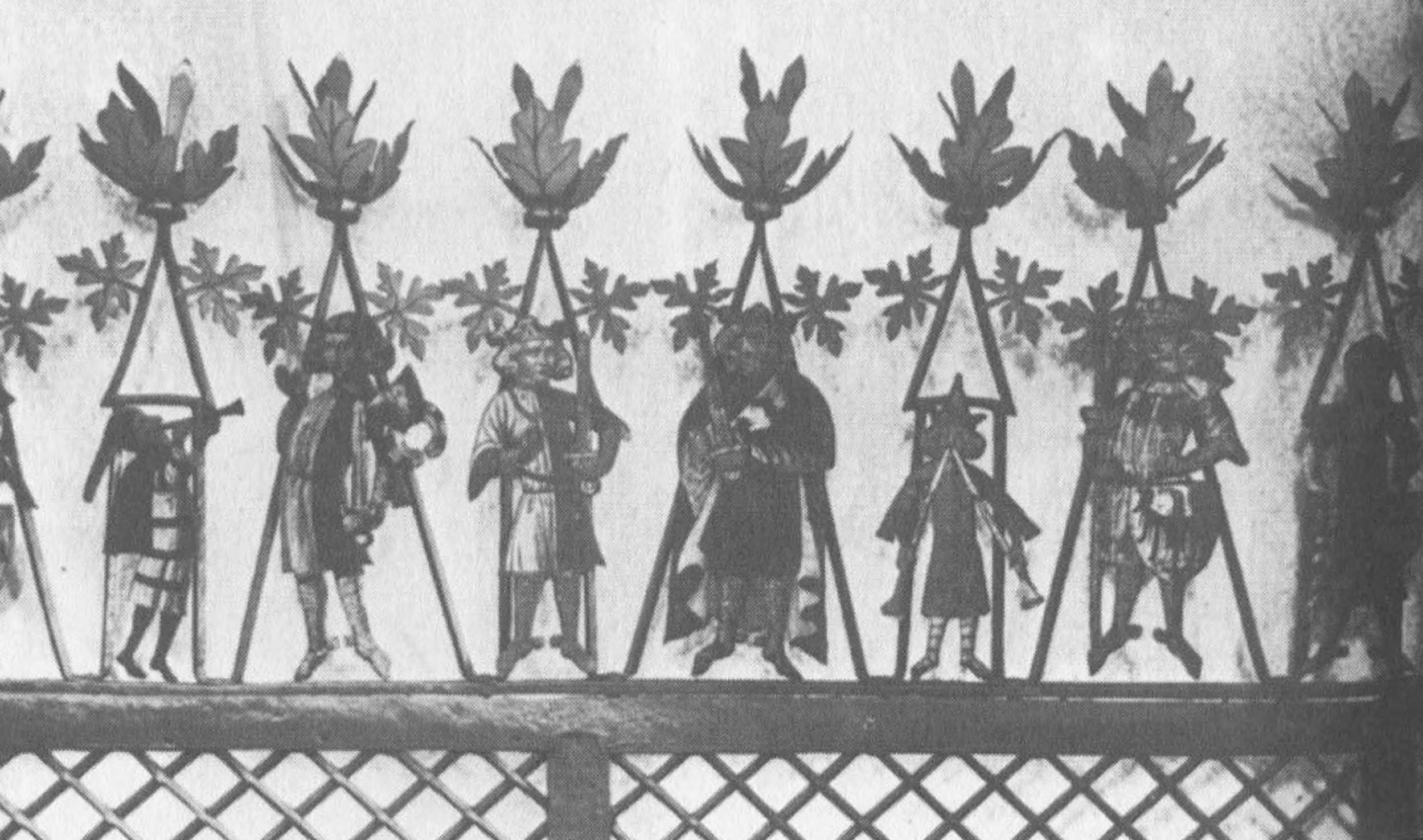 Ил. 5—6. Навершия ограды на могиле Елизаветы и церкви Святой Елизаветы в Марбурге Ил. 5—6. Навершия ограды на могиле Елизаветы и церкви Святой Елизаветы в Марбурге