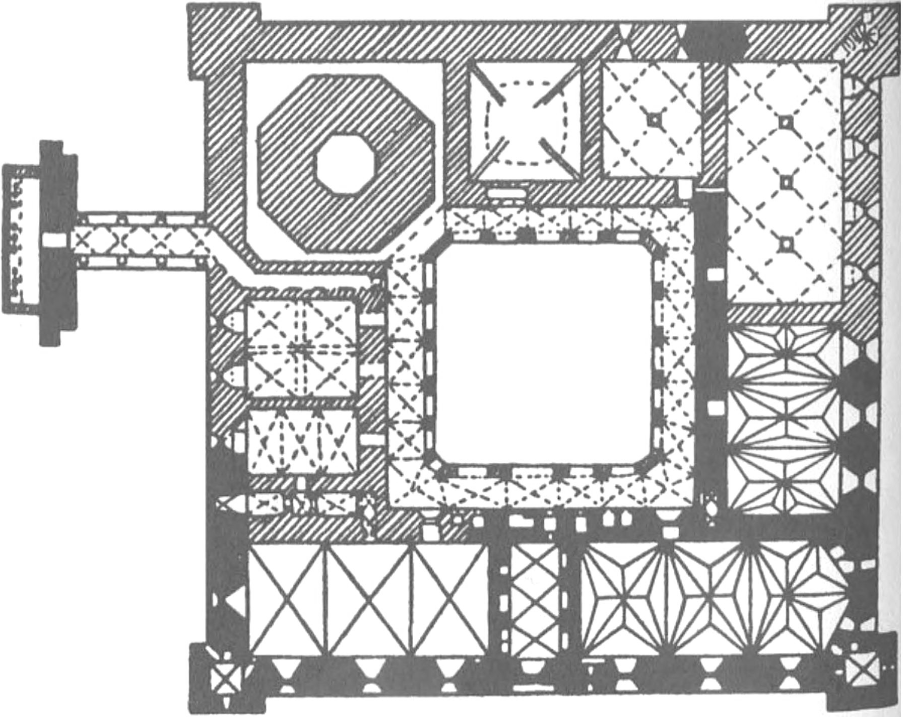 Ил. 16. План замка Редина Ил. 16. План замка Редина
