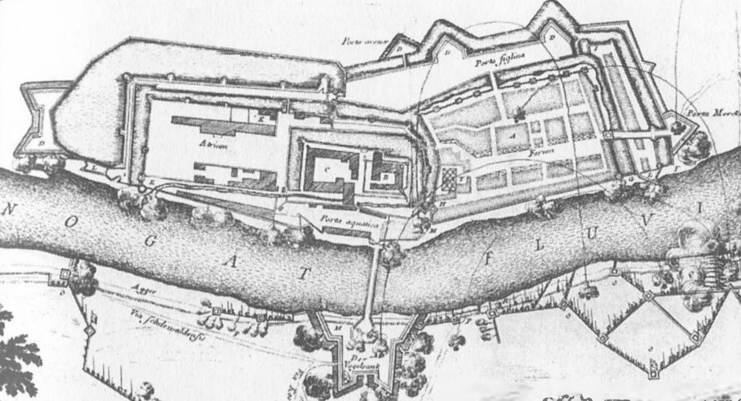 Ил. 17. Город и замок Мариенбург во время Северной войны Ил. 17. Город и замок Мариенбург во время Северной войны