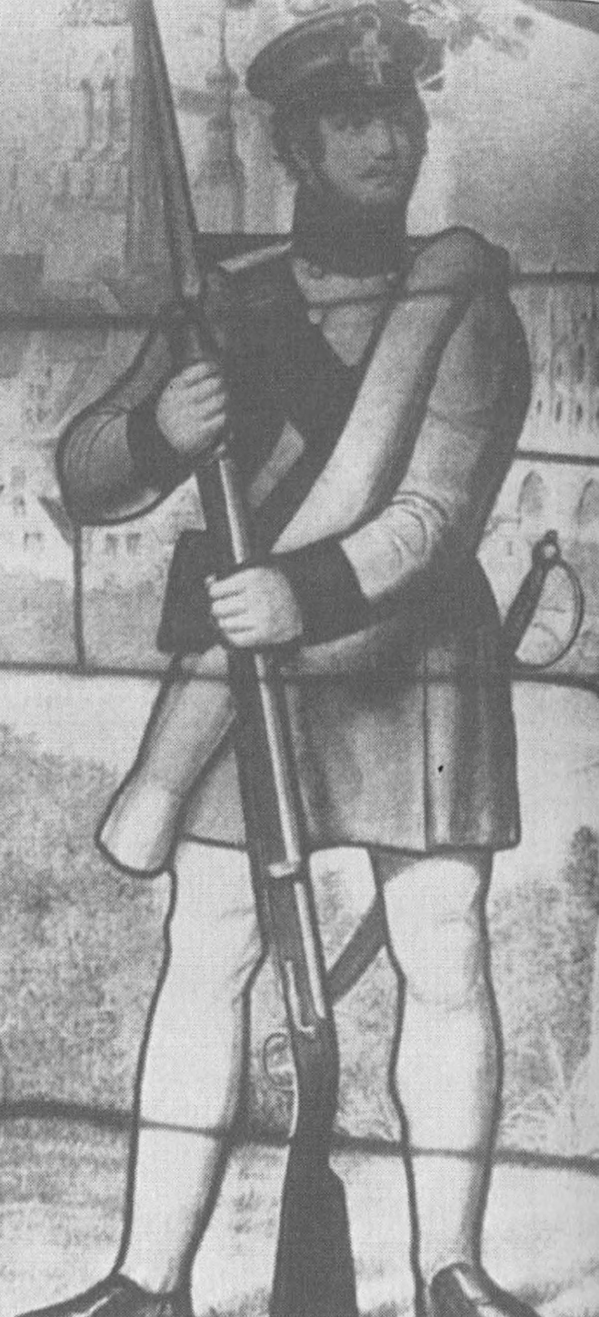 Ил. 33—34. Рыцарь Немецкого ордена и ландверман. Витражи из Большой трапезной Мариенбурга (ок. 1821) Ил. 33—34. Рыцарь Немецкого ордена и ландверман. Витражи из Большой трапезной Мариенбурга (ок. 1821)