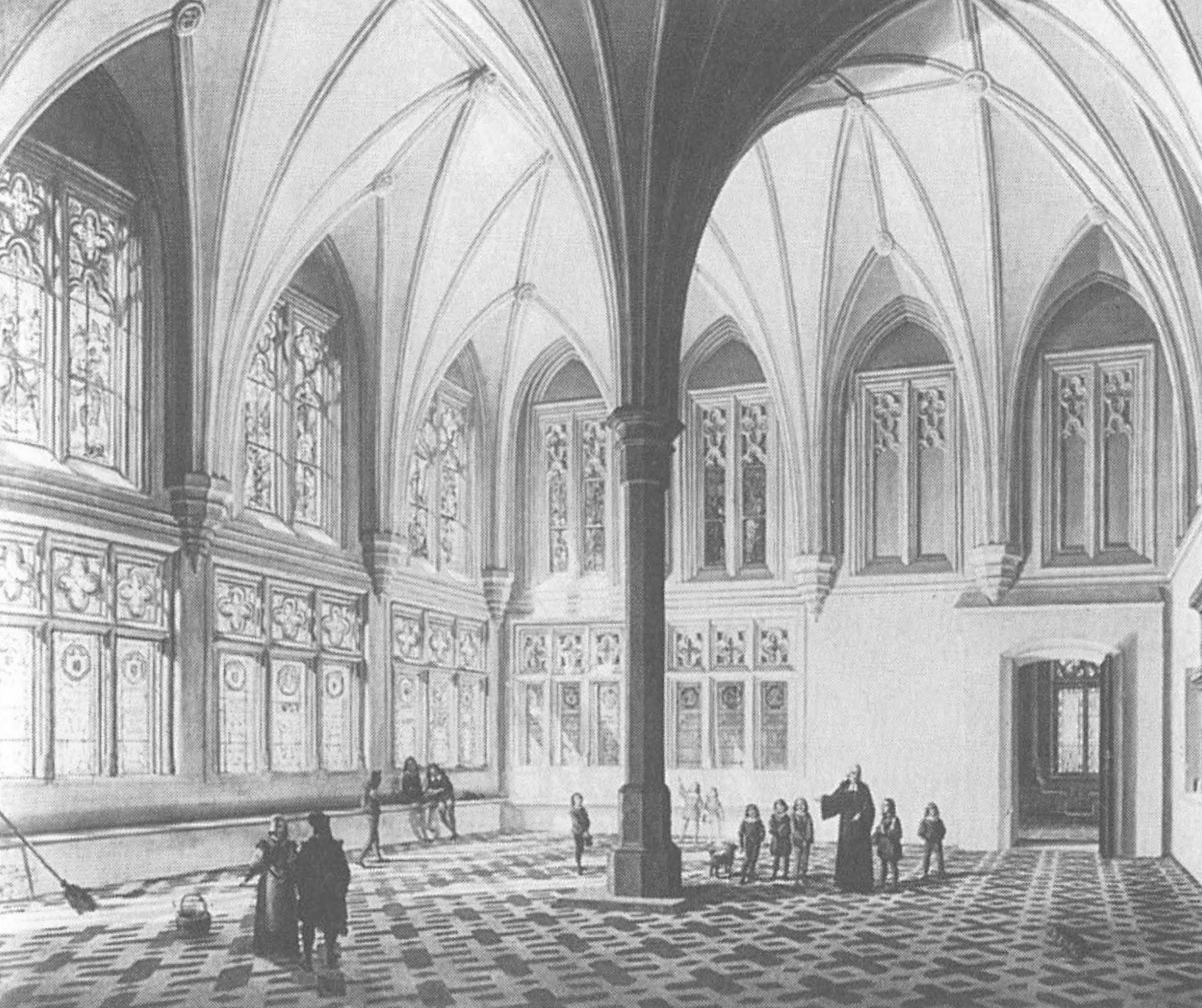 Ил. 35. Доменико Квальо. Летняя трапезная в палатах верховного магистра (см. ил. 17) в Мариенбурге. Карлсруэ. Государственная художественная галерея Ил. 35. Доменико Квальо. Летняя трапезная в палатах верховного магистра (см. ил. 17) в Мариенбурге. Карлсруэ. Государственная художественная галерея