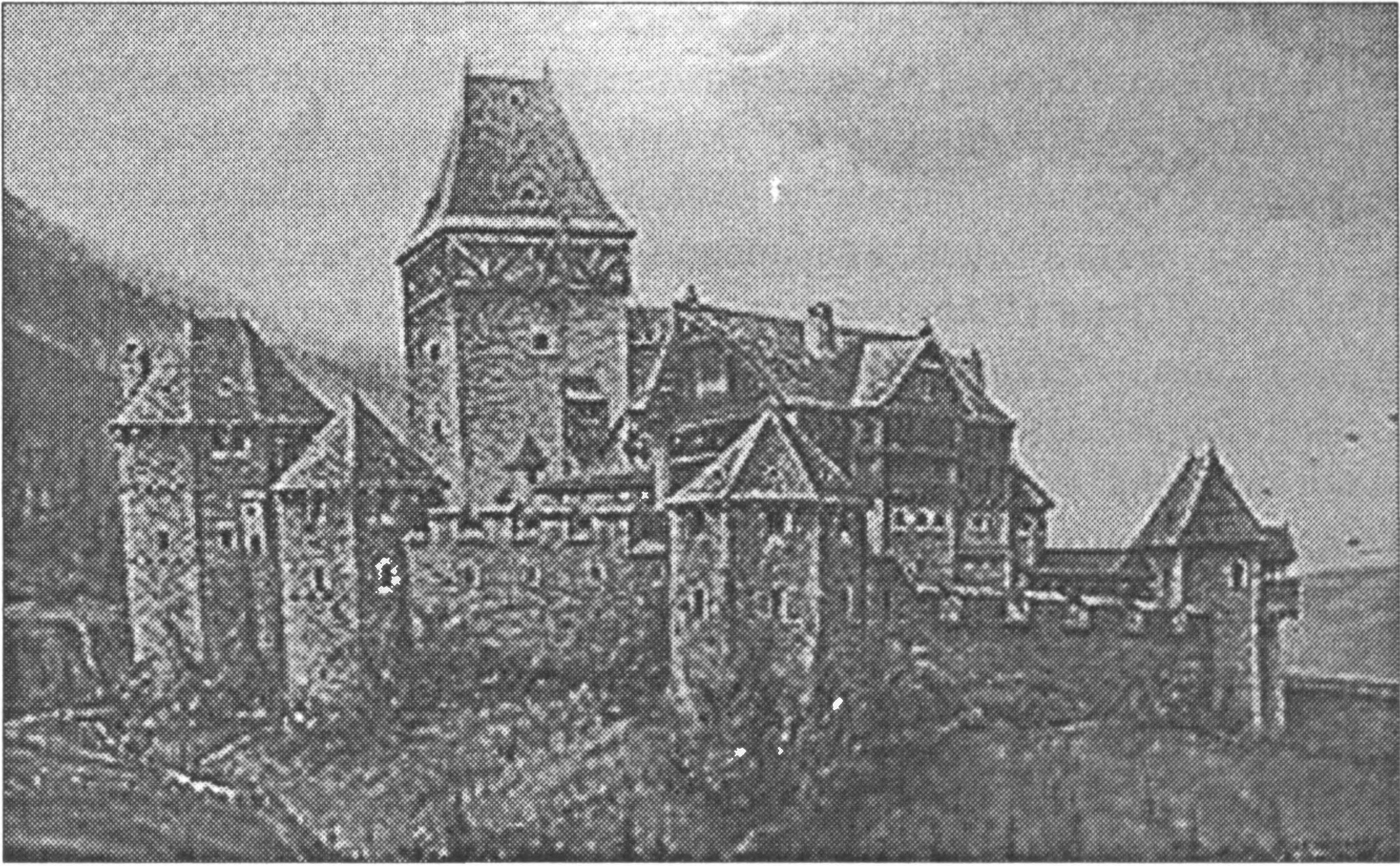 Ил. 192. Замок Хассбах. Основан в конце XII — начале XIII вв., неоднократно перестраивался. Современный вид. Округ Нойкирхен (Нижняя Австрия) Ил. 192. Замок Хассбах. Основан в конце XII — начале XIII вв., неоднократно перестраивался. Современный вид. Округ Нойкирхен (Нижняя Австрия)