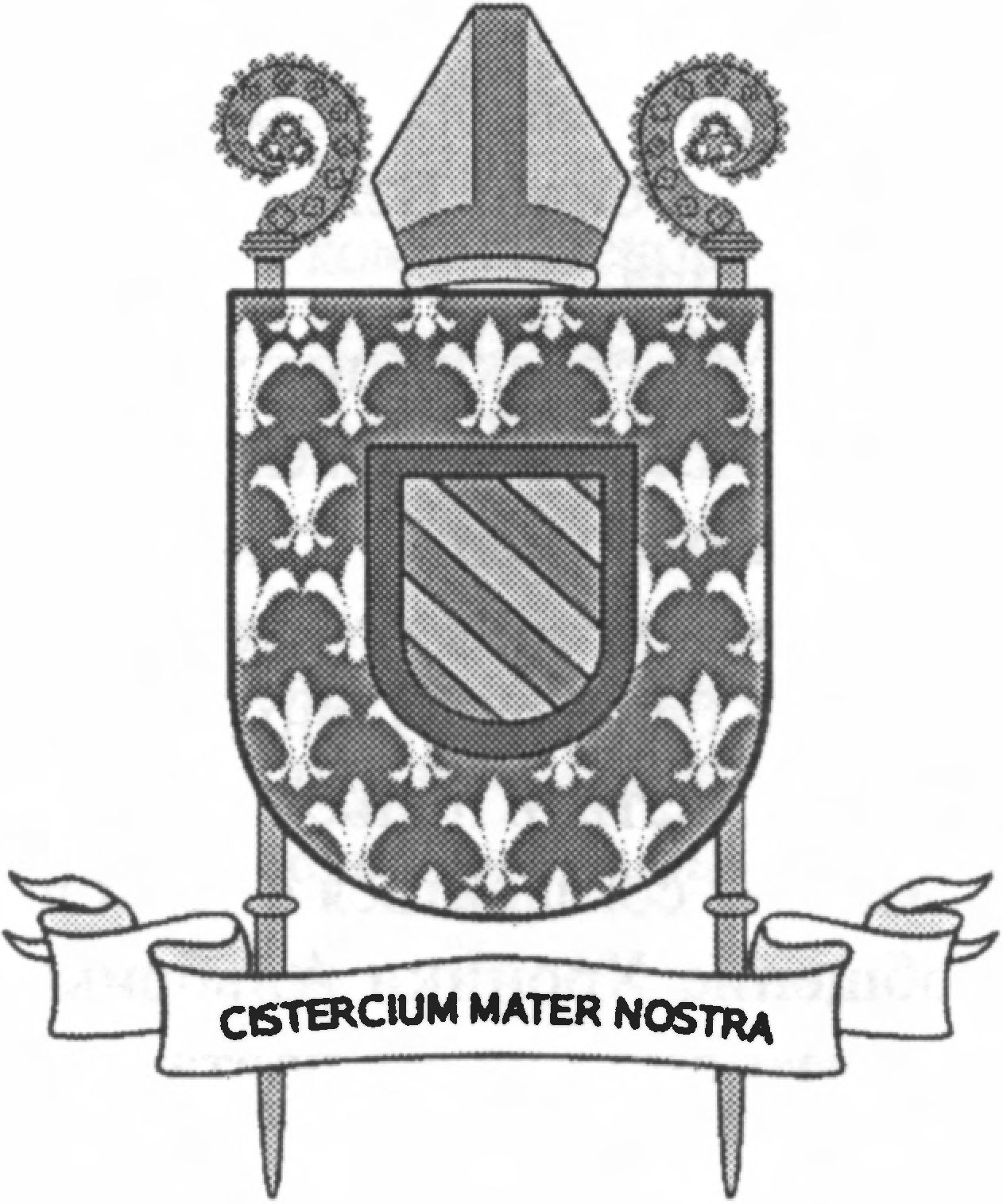 Ил. 29. Герб ордена цистерцианцев в средние века. Реконструкция Петра Яворского Ил. 29. Герб ордена цистерцианцев в средние века. Реконструкция Петра Яворского