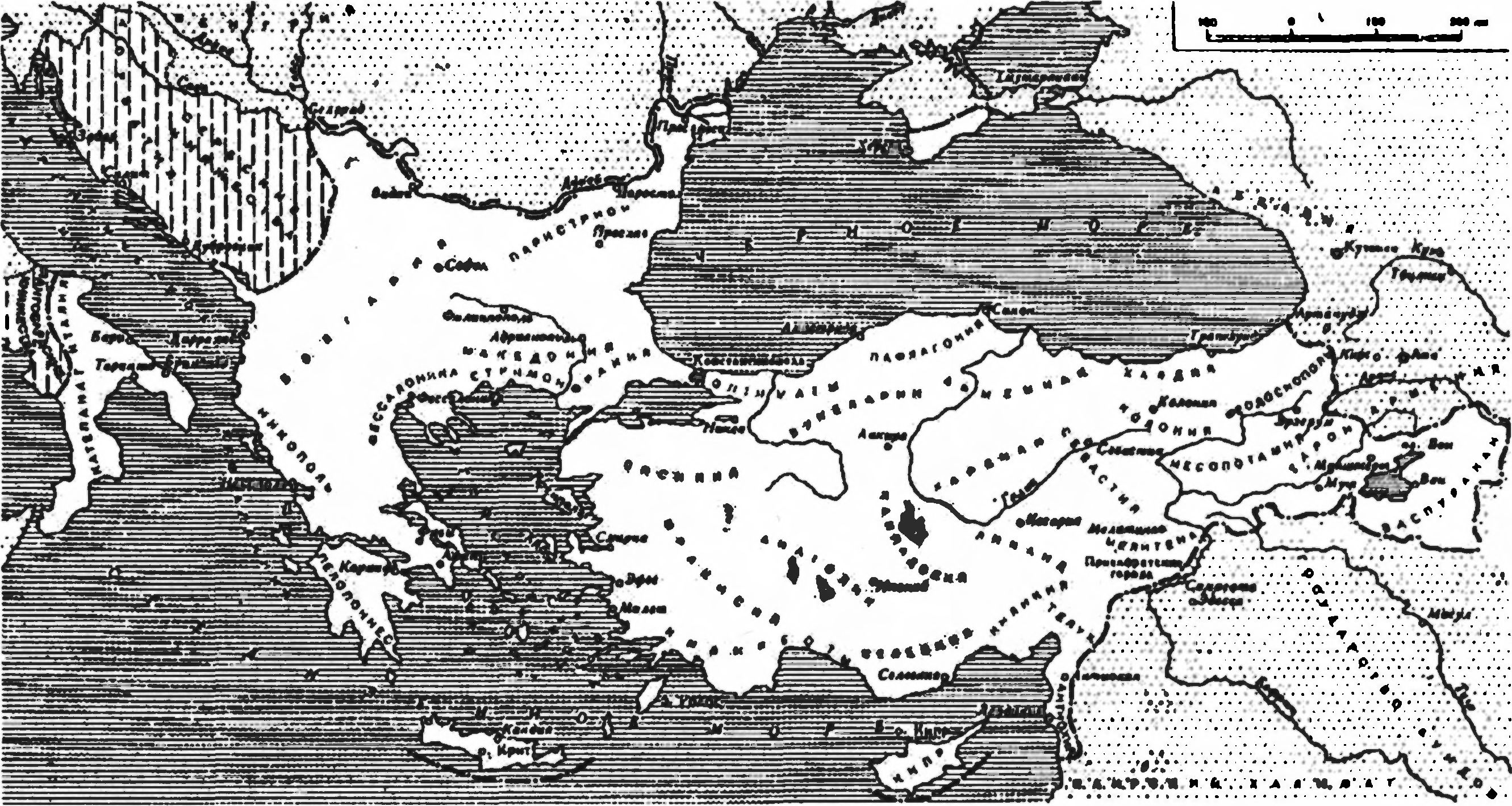 Ил. 40. Малоазийские фемы Византии. XI—XII вв. Карта-схема Ил. 40. Малоазийские фемы Византии. XI—XII вв. Карта-схема
