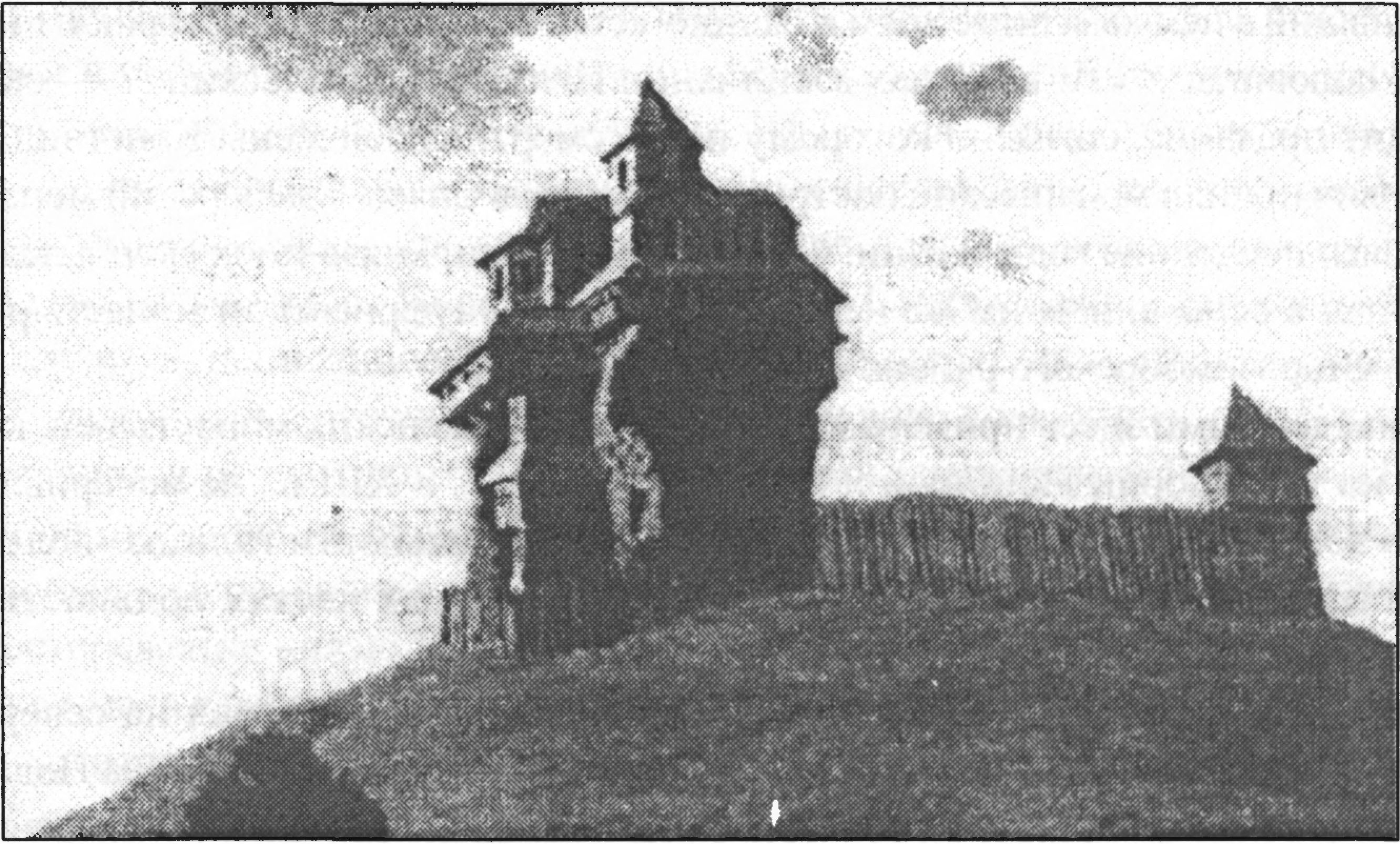 Ил. 87. Древний Спасо-Преображенский монастырь. Близ поселка Подкамень Бродовского района Львовской области (реконструкция М.Ф. Рожко) Ил. 87. Древний Спасо-Преображенский монастырь. Близ поселка Подкамень Бродовского района Львовской области (реконструкция М.Ф. Рожко)