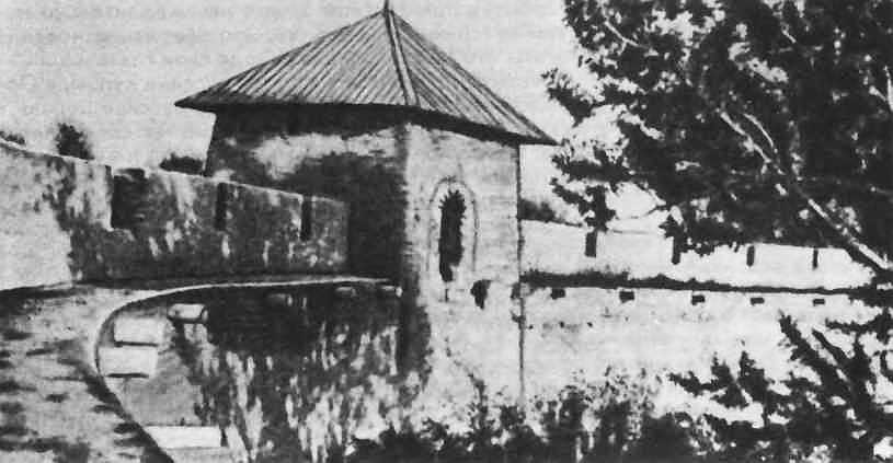 Малая башня Порховской крепости. Конец XIV века Малая башня Порховской крепости. Конец XIV века